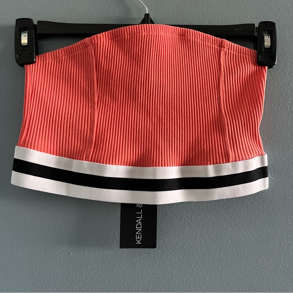 Ardene Kendall & Kylie Striped Crop Top